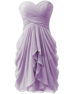 Sweetheart Bridesmaid Dress Short Homcecoming Dress 2025 Formal Dress